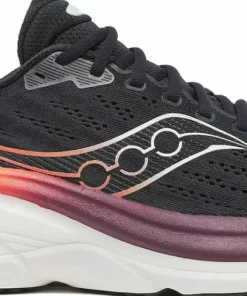 Saucony Men's Hurricane 25 Black/crimson