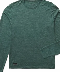 Saucony Men's Peregrine Merino Long Sleeve Pine Heather