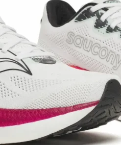 Saucony Men's Ride 19 White/Srimson