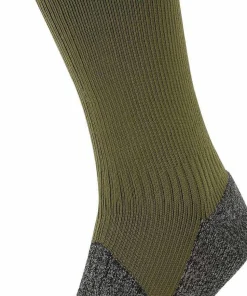 Sealskinz Raynham Waterproof All Weather Mid Length Sock Olive