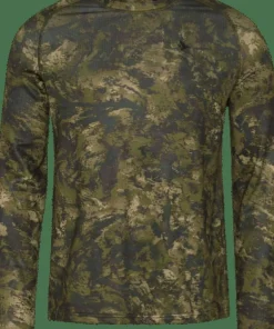 Seeland Men's Active Camo Longsleeve T-Shirt Invis Green