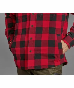 Seeland Men's Canada Shirt Red Check