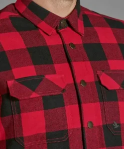 Seeland Men's Canada Shirt Red Check