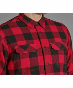 Seeland Men's Canada Shirt Red Check