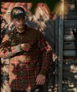 Seeland Men's Vancouver Shirt Red Check