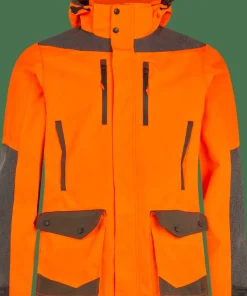 Seeland Men's Venture Rover Jacket Pine Green/Hi-Vis Orange