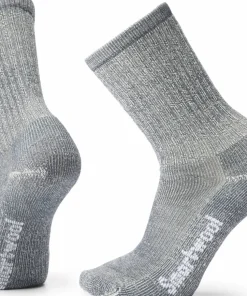 Smartwool Unisex Hike Classic Light Cushion Crew Socks Light Gray