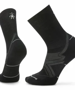 Smartwool Unisex Run Targeted Cushion Cold Weather Crew Socks Black