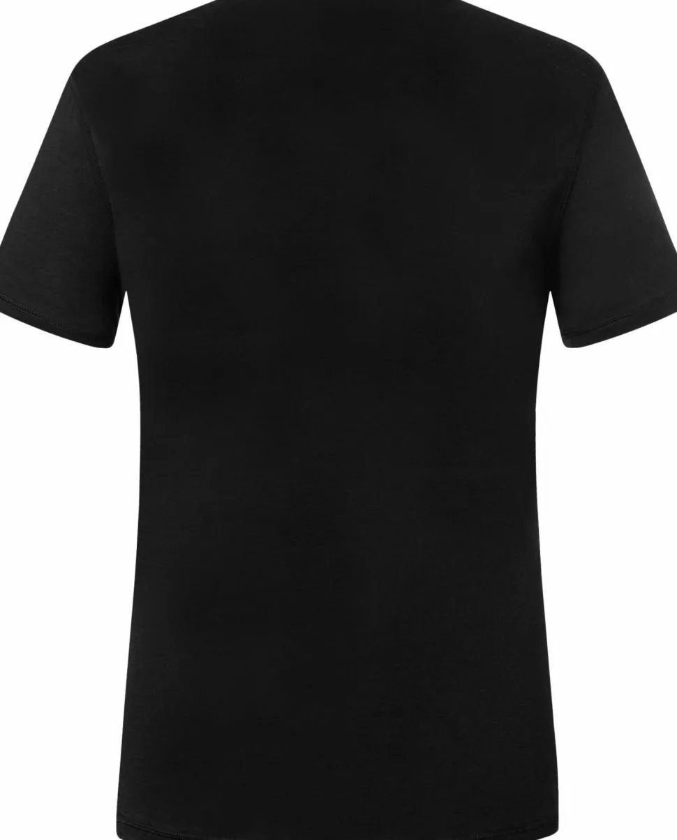 super.natural Men's Sierra140 Tee Jet Black