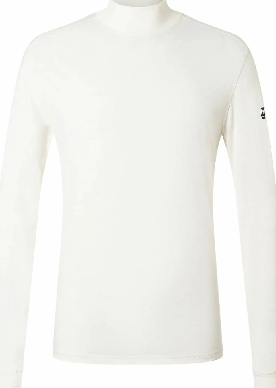 super.natural Men's Tundra175 Turtleneck Fresh White