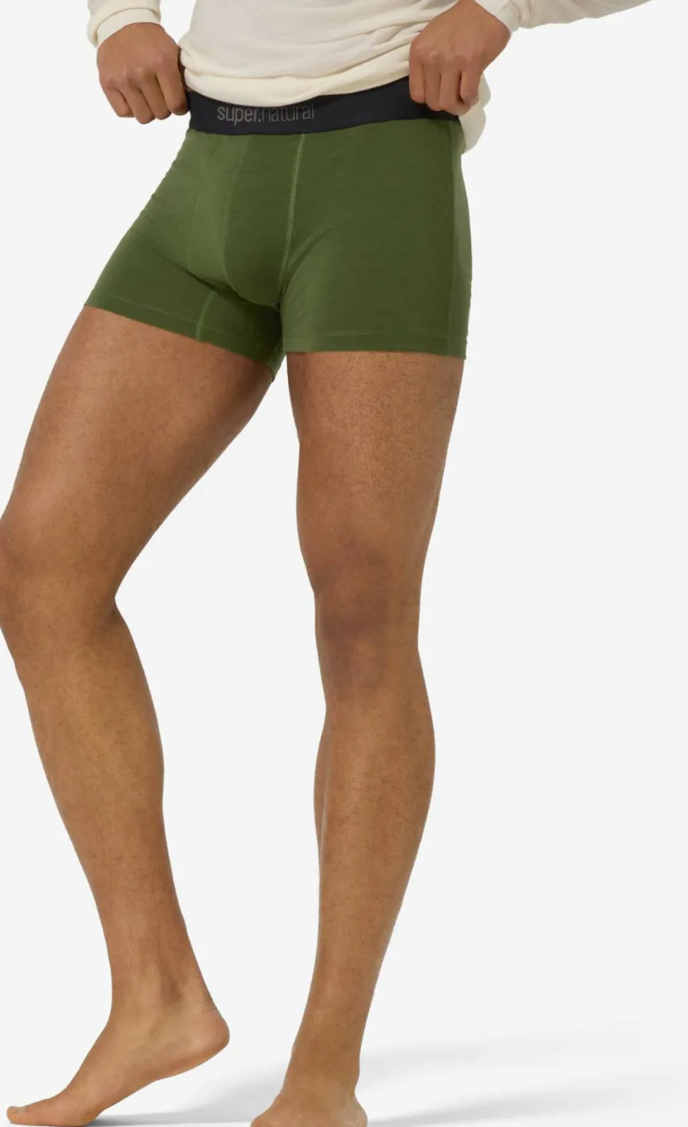 super.natural Men's Tundra175 Boxer Chive