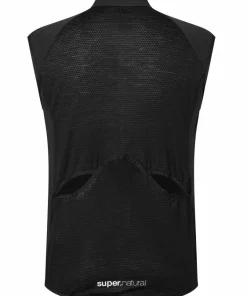 super.natural Men's Unstoppable Gilet Jet Black