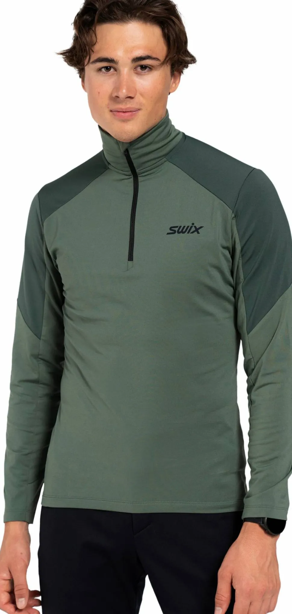 Swix Men's Infinity Light Half Zip Pine/Forest