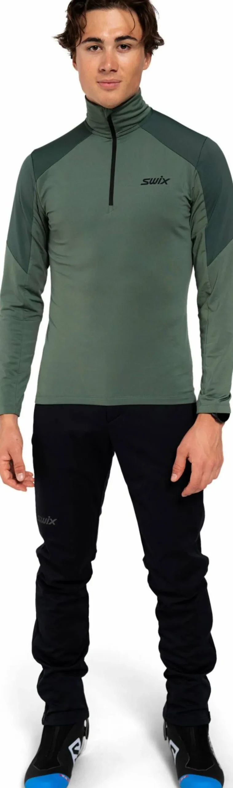 Swix Men's Infinity Light Half Zip Pine/Forest