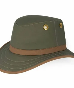 Tilley TWC7 Outback Waxed Cotton Green/British Tan