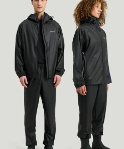 Tretorn Unisex Packable Rainbreaker Set Black