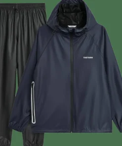 Tretorn Unisex Packable Rainbreaker Set Navy Blaze