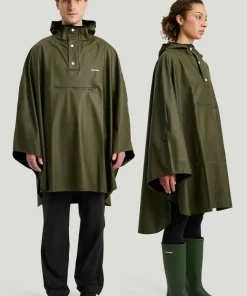 Tretorn Unisex PU Light Rainponcho Forest Green