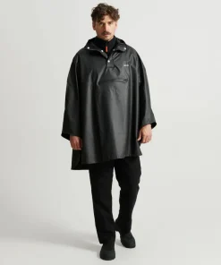 Tretorn Unisex PU Light Rainponcho Jet Black