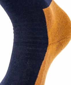 Ulvang Hero Warm Crew Sock Navy Blue/ Cathay Spice / Provence Blue