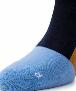 Ulvang Hero Warm Crew Sock Navy Blue/ Cathay Spice / Provence Blue