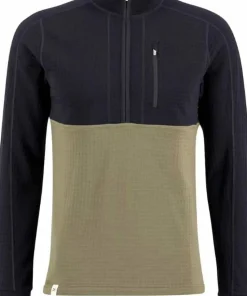 Ulvang Men's Peak Field Half Zip Midlayer Navy Blue/Bungee Grey