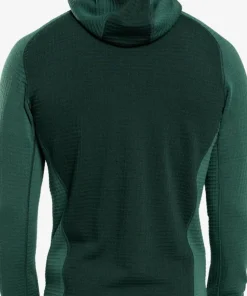 Ulvang Men's Peak Field Hooded Full Zip Midlayer Trekking Green/Beetle Green