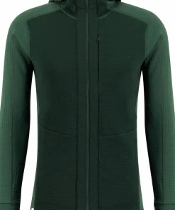 Ulvang Men's Peak Field Hooded Full Zip Midlayer Trekking Green/Beetle Green