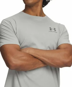 Under Armour Men's Sportstyle Left Chest Shortsleeve Titanium