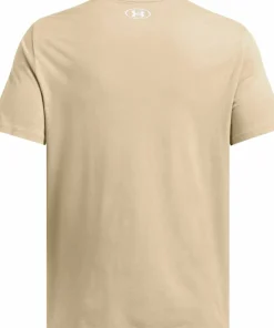 Under Armour Men's Sportstyle Left Chest Shortsleeve City Khaki/White