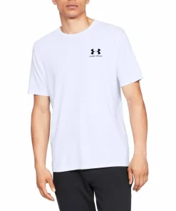 Under Armour Men's Sportstyle Left Chest Shortsleeve White
