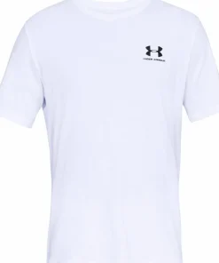 Under Armour Men's Sportstyle Left Chest Shortsleeve White