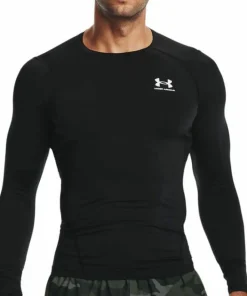 Under Armour Men's UA HG Armour Comp Long Sleeve Black