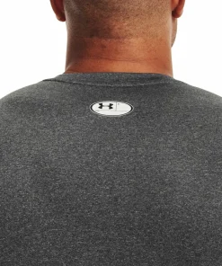 Under Armour Men's UA HG Armour Comp Short Sleeve Carbon Heather