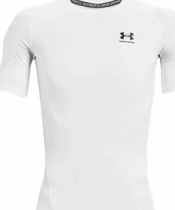 Under Armour Men's Ua Hg Armour Comp SS White