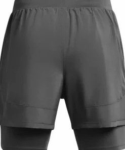 Under Armour Men's UA Launch 5'' 2-In-1 Short Gray