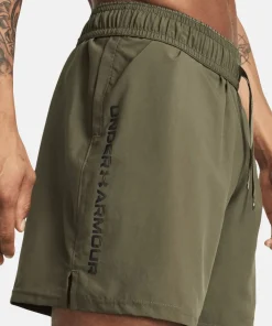 Under Armour Men's UA Tech Woven Wordmark Shorts Marine Od Green