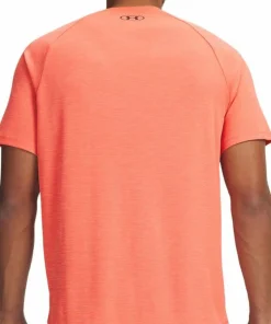 Under Armour Men's UA Tech Textured Short Sleeve Venom Red