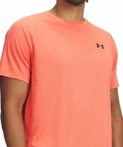 Under Armour Men's UA Tech Textured Short Sleeve Venom Red