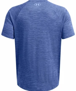 Under Armour Men's UA Tech Textured Short Sleeve Tech Blue