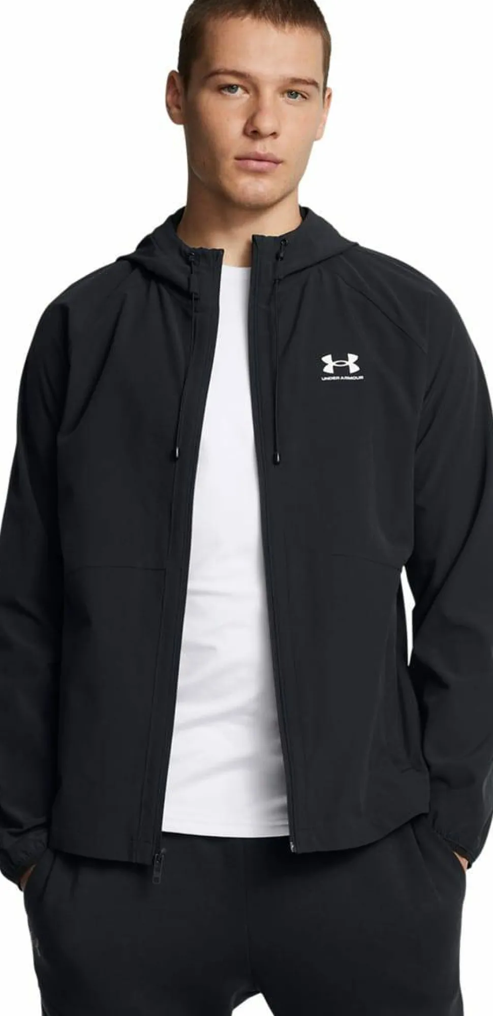 Under Armour Men's Ua Vibe Woven Jacket Black