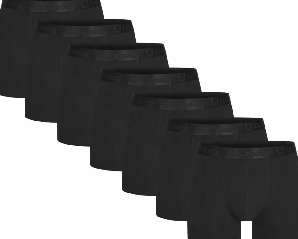 Urberg Men's Bamboo Boxers 7-Pack Black Beauty