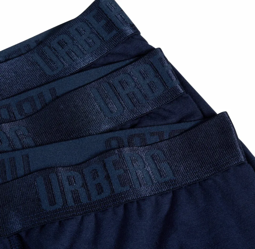 Urberg Men's Isane 3-pack Bamboo Boxers Dark Navy