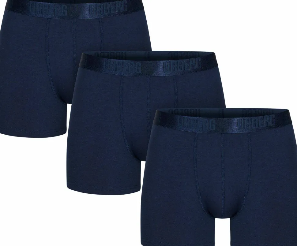 Urberg Men's Isane 3-pack Bamboo Boxers Dark Navy