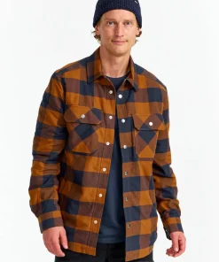 Urberg Men's Padded Flannel Shirt Blue Nights