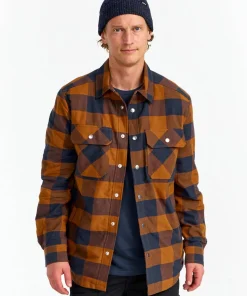 Urberg Men's Padded Flannel Shirt Blue Nights