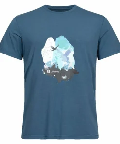 Urberg Men's Printed Tree Tee Midnight Navy/sky