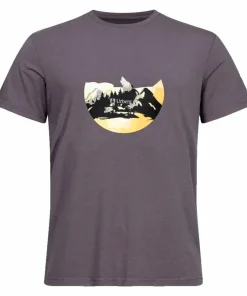 Urberg Men's Printed Tree Tee Plum Kitten/mountain