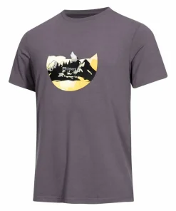 Urberg Men's Printed Tree Tee Plum Kitten/mountain