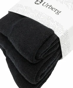 Urberg Thicker Every Day Merino Wool Sock 3p Adult Black Beauty